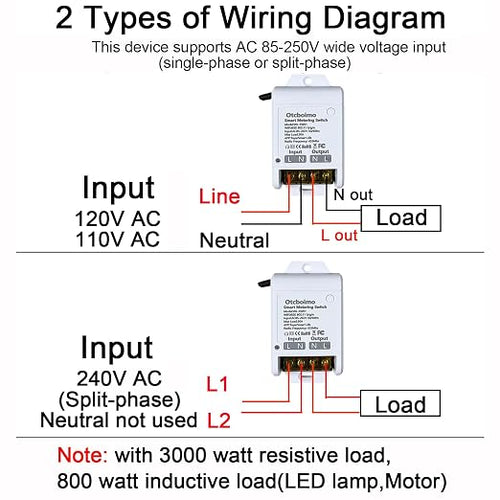 30A Hight Power WiFi Wireless Smart Switch - Image 2