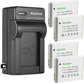 Kastar 4-Pack Battery and AC Wall Charger Replacement by Kastar