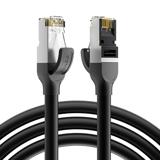 BENFEI Cat 7 Ethernet Cable 6.6FT, 10Gbps 600MHz High Speed RJ45 LAN Network by BENFEI