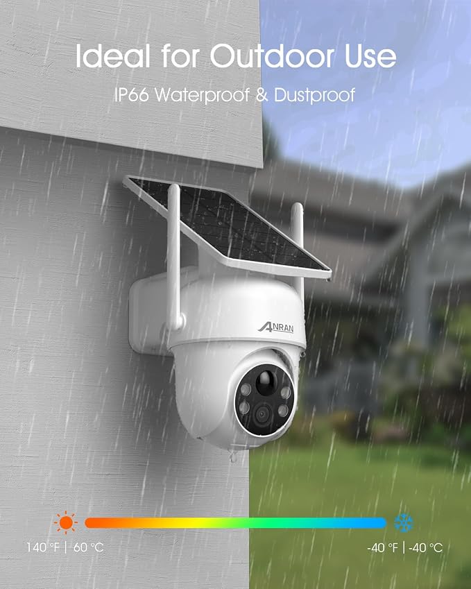 ANRAN Solar Security Cameras Wireless Outdoor, 2K Cameras - Image 8