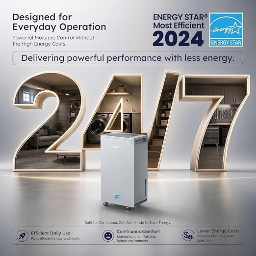 5000 Sq.Ft Energy Star Most Efficient 2024 Dehumidifier, Max 100 Pint Moisture - Image 3