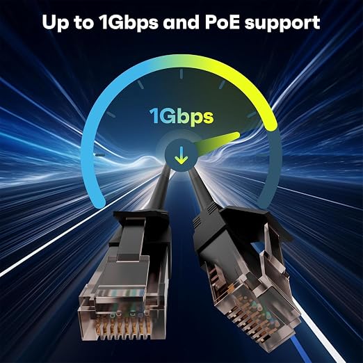 Cat6 Ethernet Cable 0.6 FT, Snagless Short Cat 6 Patch Cord, RJ45 Pure Copper - Image 2