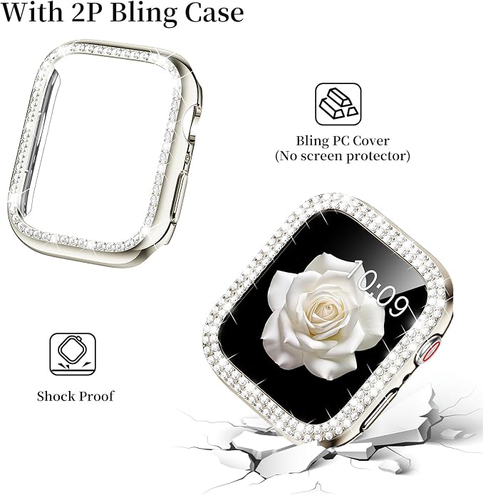 Mosonio Compatible with Apple Watch Band 38mm 40mm 41mm 42mm 44mm 45mm 46mm - Image 4