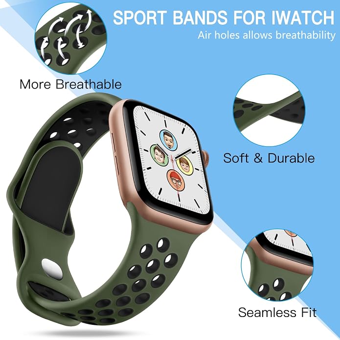Adorve 4 Pack Sport Bands Compatible - Image 9