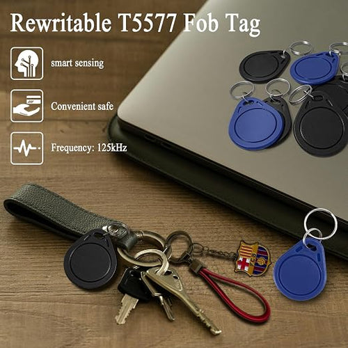 20pcs T5577 RFID Keyfobs 125khz Writable T5577 Key Fob Proximity ID Card Token - Image 2