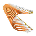 Cat6a Patch Cables 0.5ft Slim, Cat6 Ethernet Patch Cable Pure Copper, Flexible by 10Gsupxsel