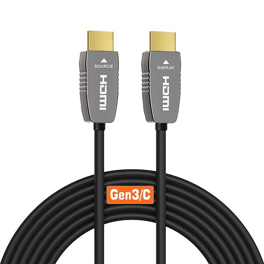 RUIPRO 8K HDMI Fiber Optic Cable CL2 Rated 100 Feet 48Gbps 8K60Hz 4K120Hz by RUIPRO-ProfessionalQualityVideoandAudioYouCanSeeandHear