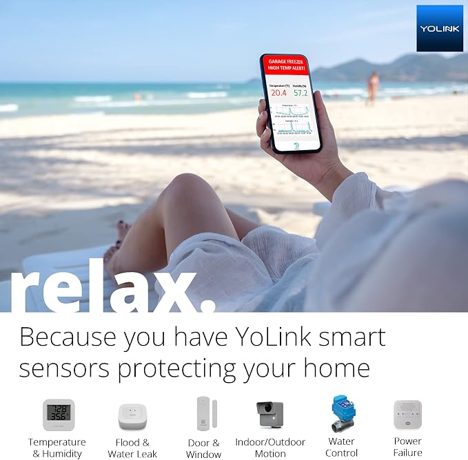 YoLink Smart Thermostat, Now Heat Pump Compatible, Android & iOS App, YoLink - Image 6