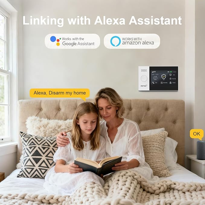 Alarm System for Home Security, Door Window Sensors, Motion Sensors, APP Control - Image 2