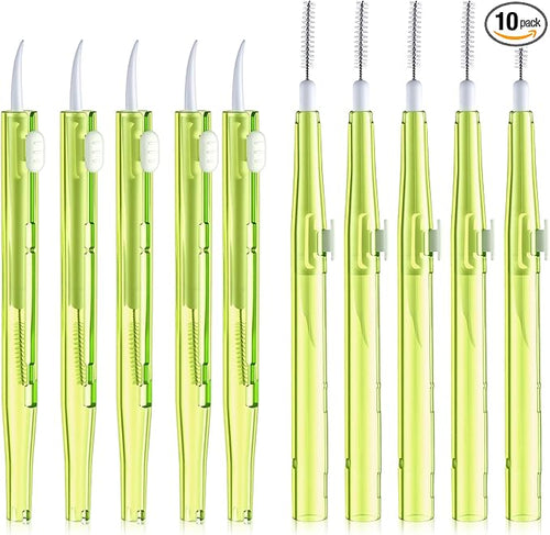 10Pcs Cell Phone Cleaning Kit, Dual Head Anti-Clogging Nylon Brushes Hook by Unknown
