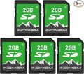 INDMEM 2GB SD Card, 5 Packs 2GB Class 4 Flash Memory Card 2G SLC Standard by INDMEM