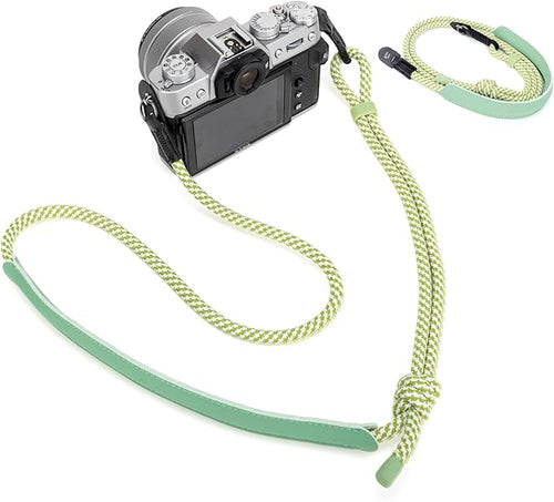 128cm Adjustable Vintage Braided Rope Vintage Camera Neck Shoulder Strap by JJC