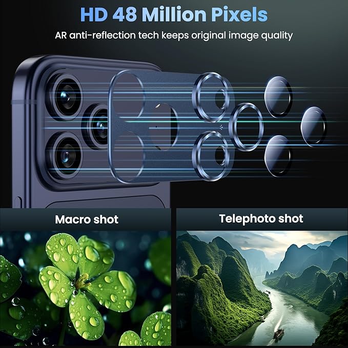 Uyiton Compatible with iPhone 17 Pro Max Camera Lens Protector - Image 3