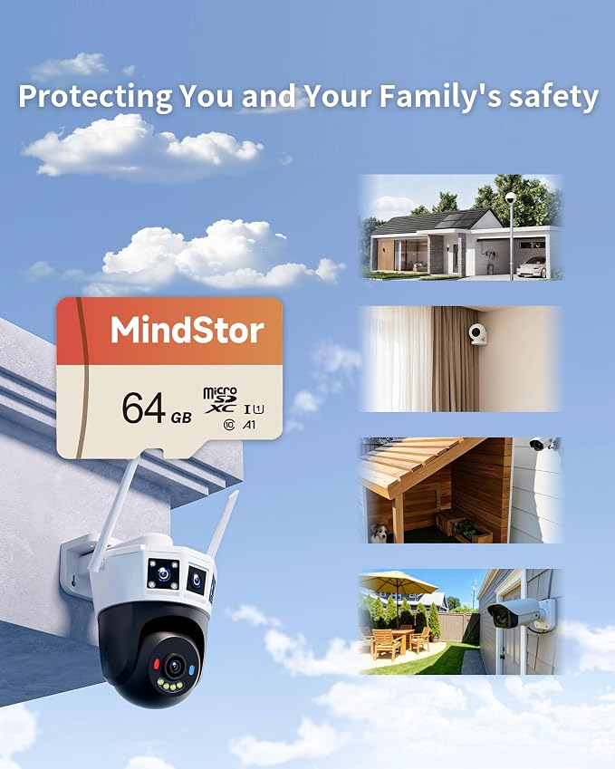 Micro SDXC 64GB Memory Card, MindStor 90MB/s Read Speed TF Card - Image 3