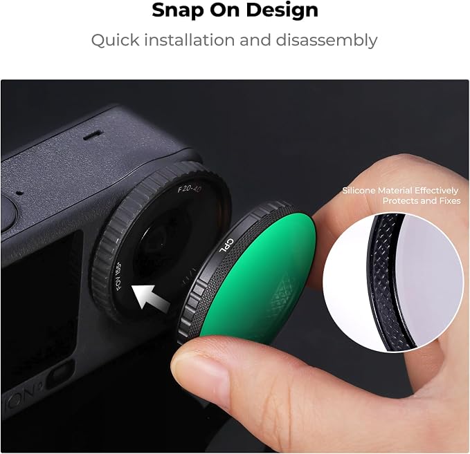 K&F CONCEPT Snap On CPL Filter Compatible - Image 7
