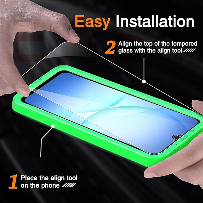 Wiaocit 3 Pack Tempered Glass Screen Protector - Image 2