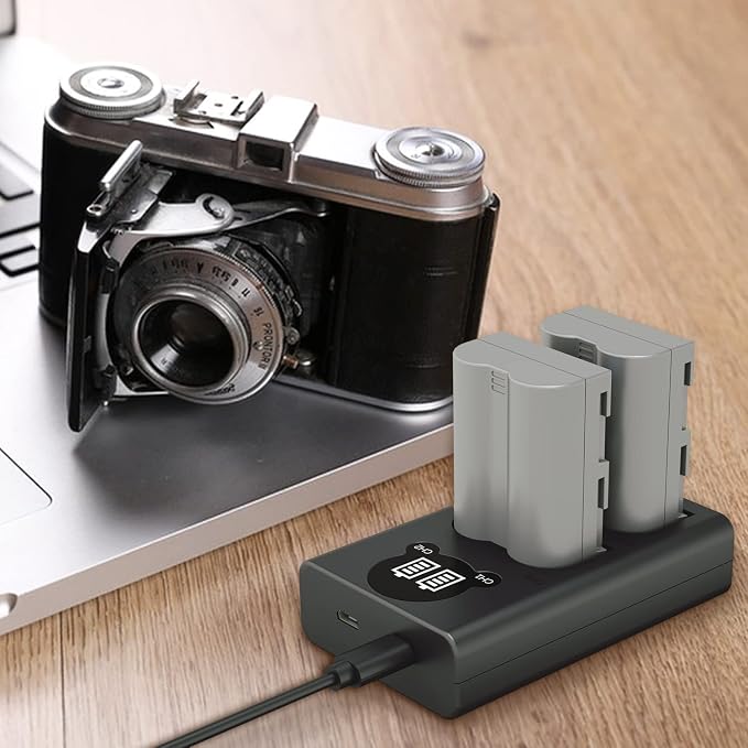 LP EN-EL3e Battery 2-Pack and Charger - Image 7