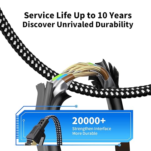Cat 8 Ethernet Cables 3FT, 6FT 10FT 15FT 20FT 25FT 30FT 40FT 50FT 60FT 75FT - Image 3