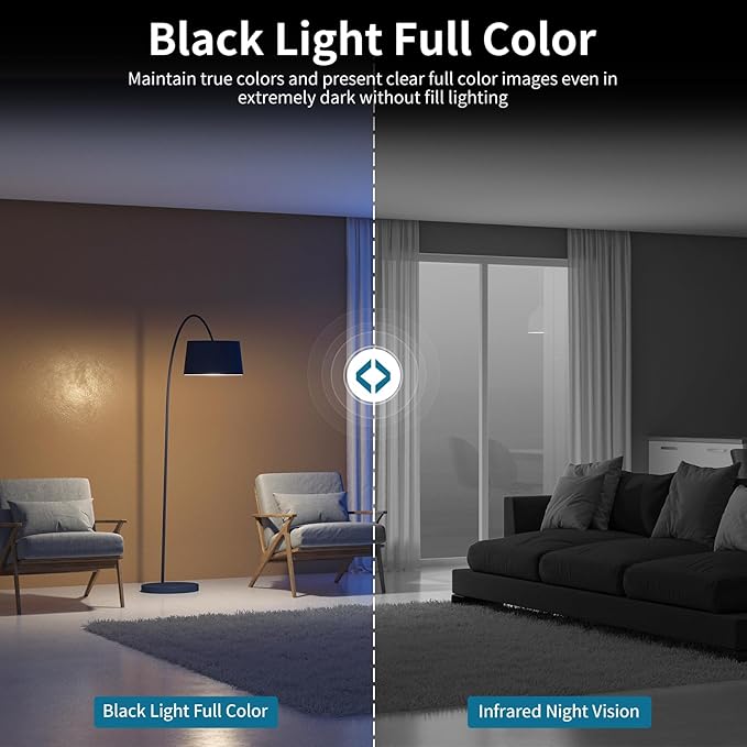 VSTARCAM 2K Security Camera, Built-in Battery, Low-Light Full-Color Night Vision - Image 4