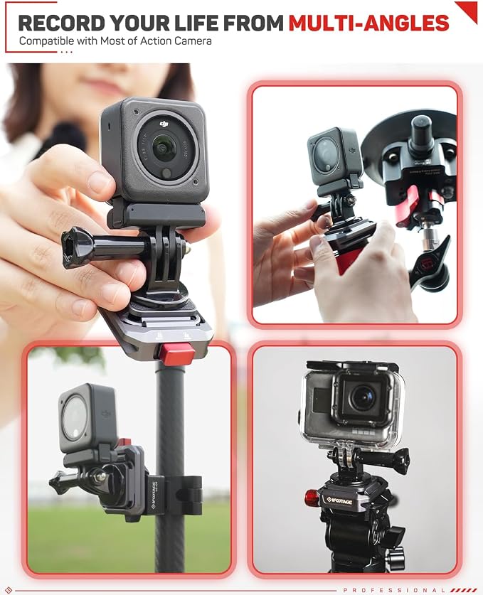 IFOOTAGE Q38 Quick Release Plate, Camera Quick Release Tripod Mount Adapter - Image 6