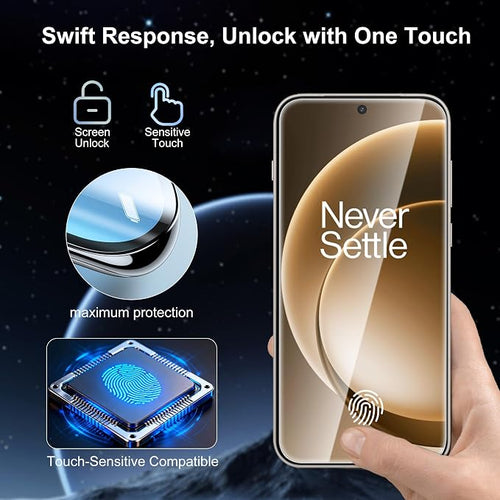2+2 Pack for OnePlus 15 Screen Protector and Camera Protector, Fingerprint - Image 2