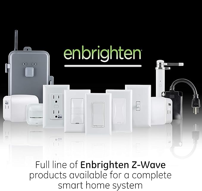 Enbrighten Almond Z-Wave Plus Smart Light Switch - Image 6