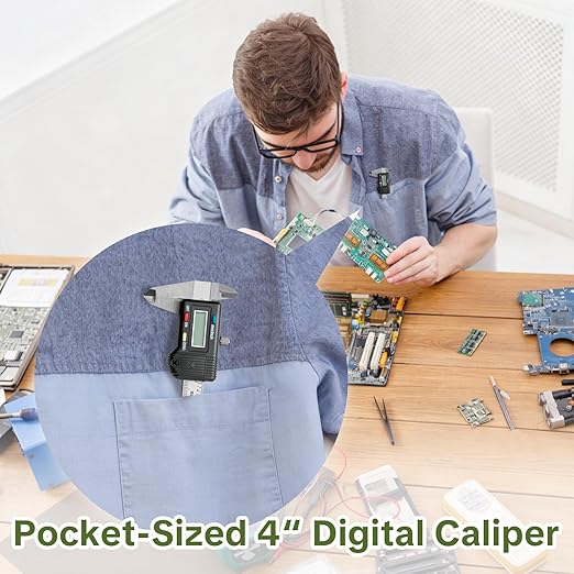 Digital Caliper 0-4" Measuring Tool - Image 2