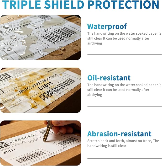 9527 Product 4" x 6" Zebra Fanfold Direct Thermal Shipping Labels, 2 Stacks - Image 4
