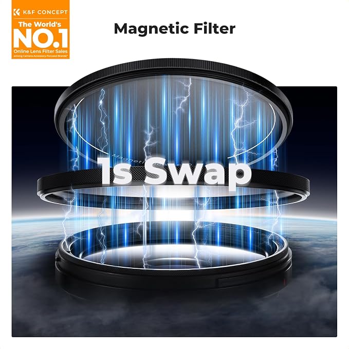 K&F CONCEPT Magnetic 52mm Circular Polarizers Filter - Image 2