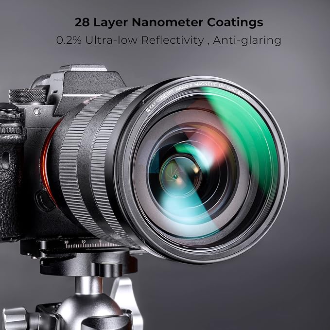 K&F CONCEPT 58mm Magnetic MC UV Lens Protection Filter + Lens Filter Cap - Image 5