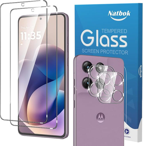 2+2 Pack for Moto G Stylus 2026/2025 Screen Protector by Natbok