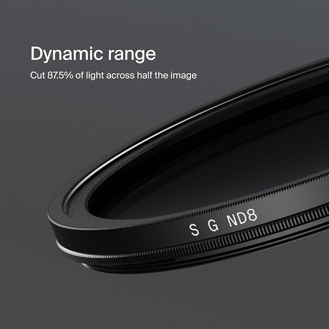 Urth 37mm Soft Graduated ND8 Lens Filter — 3-Stop, HD Optical Glass 20-Layer - Image 4