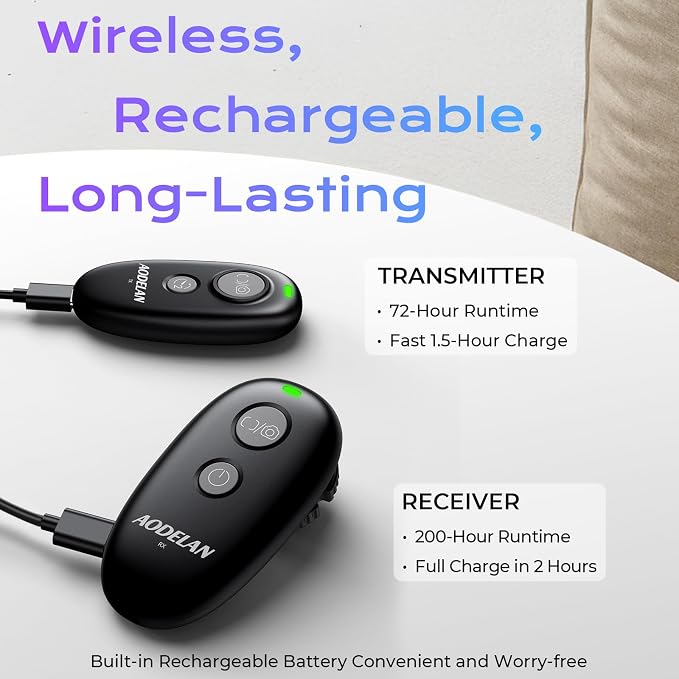 Upgraded USB-C Rechargeable Wireless Camera Remote Control Shutter Release - Image 3