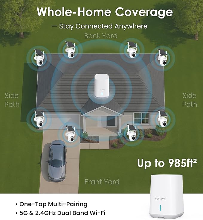 4K Security Cameras Wireless Outdoor, No Subscription, -15°F Cold, Ethernet - Image 6