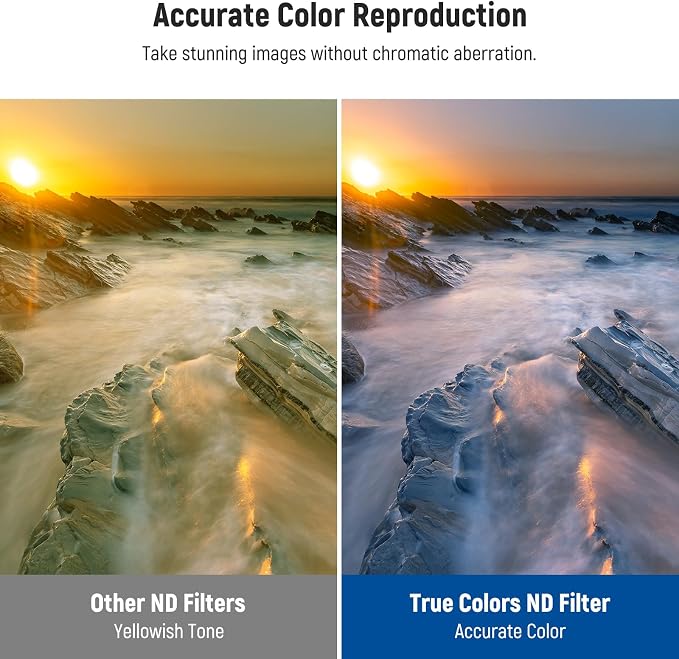 NEEWER HD True Colors 67mm Variable ND Filter ND2-512, VND Filter & Magnetic - Image 2