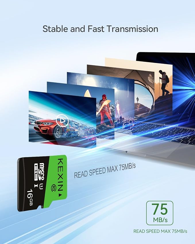 KEXIN 16GB Micro SD Card 3 Pack - Image 4