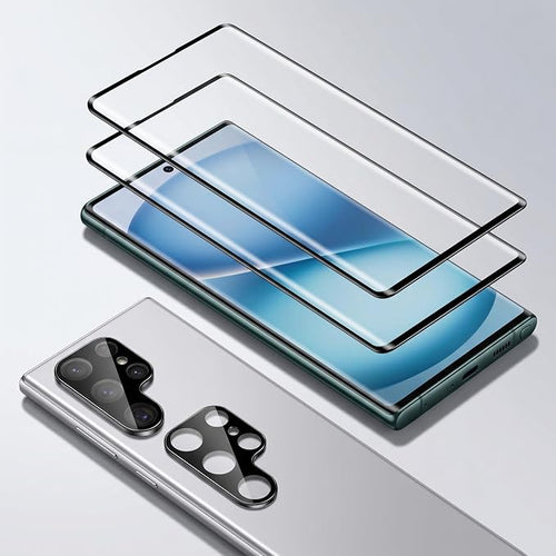 2 Pack Galaxy S22 Ultra Screen Protector, HD Clear Tempered Glass, 2 Pack by Unknown