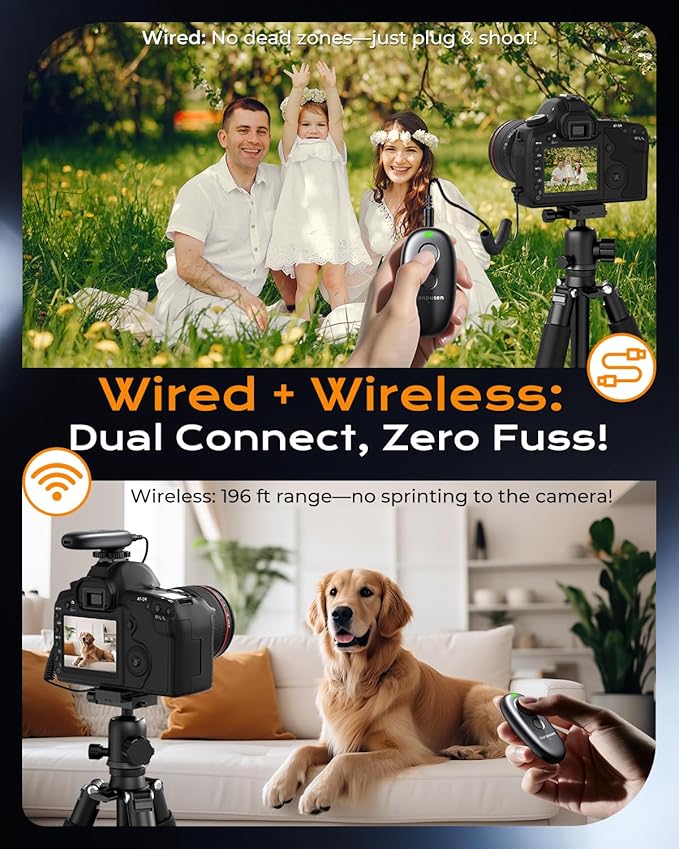 for Sony Camera Rechargeable Remote Shutter Release - Image 4