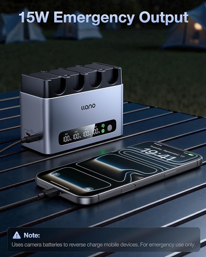llano NP-FZ100 Battery Charger - Image 9