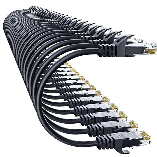 Cat 6 Ethernet Cable 0.5FT, Cat6 Ethernet Patch Cable 10Gbps, High-Speed UTP by 10Gsupxsel
