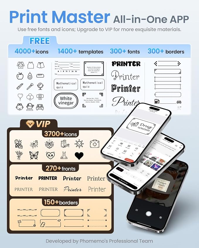 Phomemo M108 Label Maker Machine - Image 9