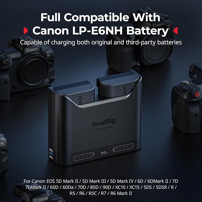 SMALLRIG LP-E6NH Camera Battery Set - Image 5