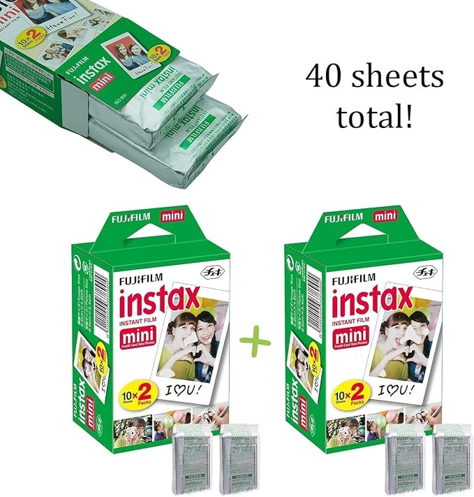 Fujifilm Instax Mini 12 Instant Camera Pastel Blue + Fuji Film Value Pack + - Image 2
