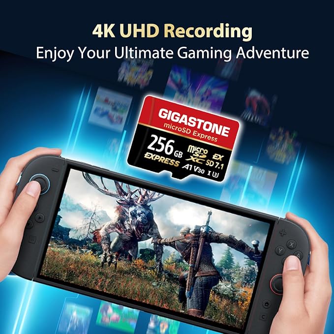 【Designed for Switch 2】 GIGASTONE 256GB microSD Express R/W 880/650MB/s SDXC - Image 4