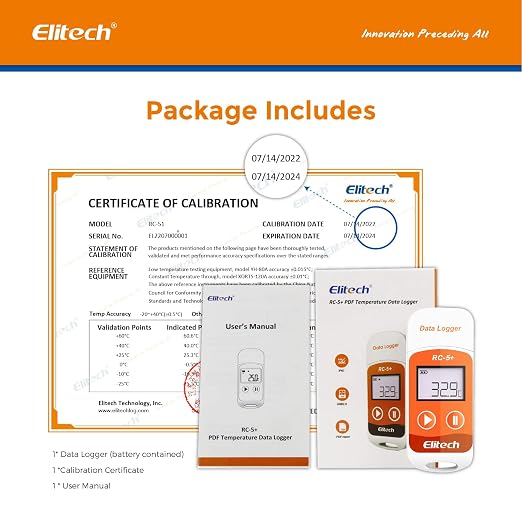 Elitech RC-5+ Digital PDF USB Temperature Data Logger Reusable Recorder - Image 9