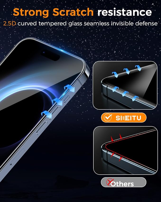SIBEITU 3 Pack Screen Protector - Image 6