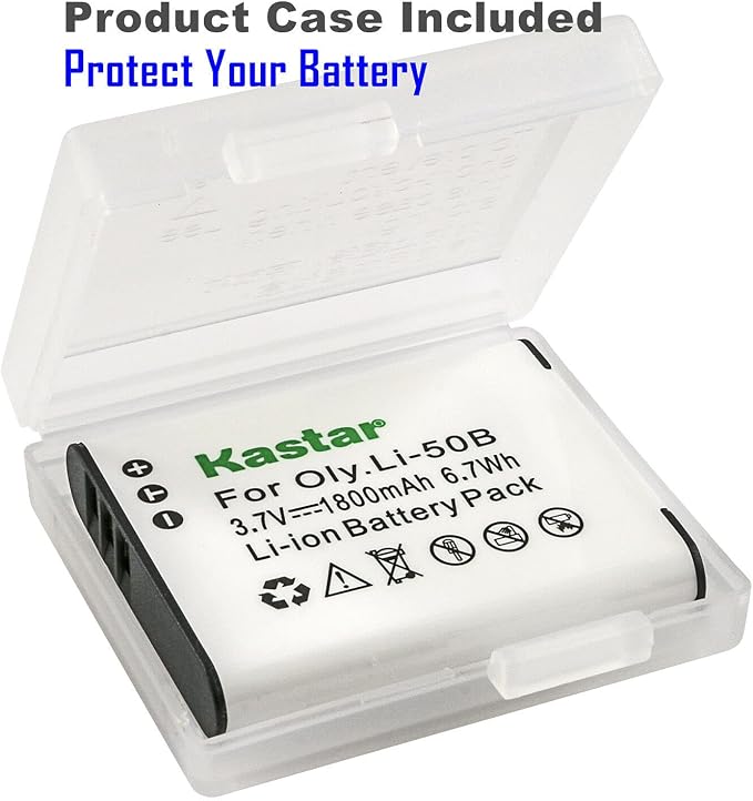 Kastar 3-Pack Battery and AC Wall Charger Replacement - Image 2