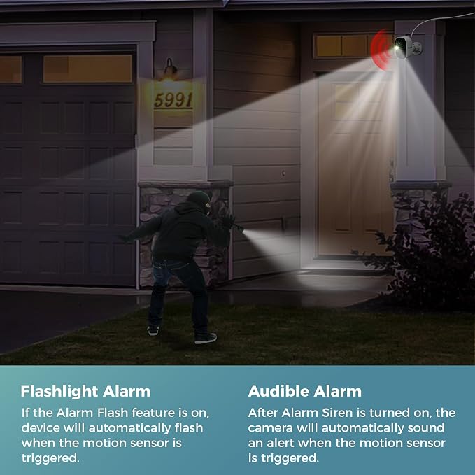 Vicohome 3CG6 Best 2K Solar Security Camera Wireless Outdoor System, No NVR - Image 9