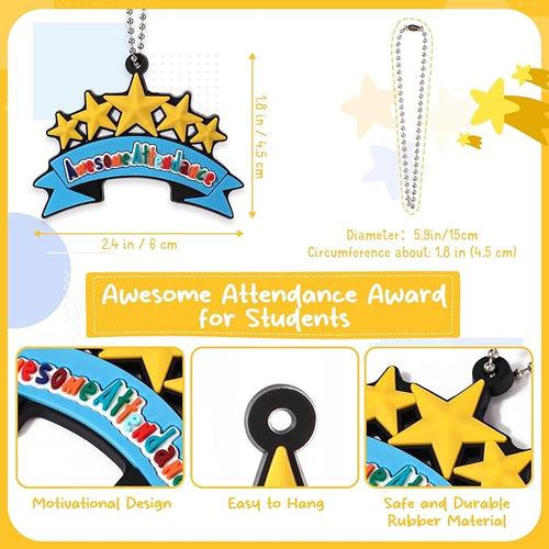300 Pcs Awesome Attendance Silicone Tags - Image 2