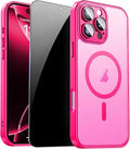 for iPhone 16 Pro Case with Privacy Screen Protector and Camera Protection by ZOZDOKG